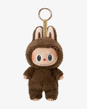 POP MART X THE MONSTERS LABUBU EXCITING MACARON SERIES PLUSH PENDANT SECRET CHESTNUT COCOA - CHECKED CARD